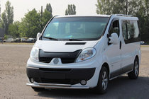 Renault Trafic 2001–2015 Predný ochranný rám ST014 (nerez) fotografia 3