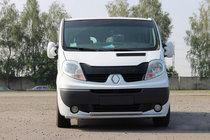 Renault Trafic 2001–2015 Predný ochranný rám ST014 (nerez) fotografia 8