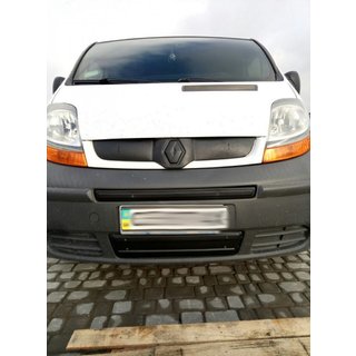 Zimná stredná krytka masky (nad ŠPZ) Renault Trafic 2001–2015 fotografia 3