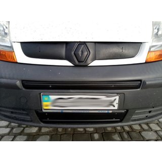 Zimná stredná krytka masky (nad ŠPZ) Renault Trafic 2001–2015 fotografia 4