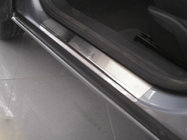 Opel Astra H 2004–2013 Nerezové prahové lišty Nataniko (4 ks) Premium - 3M lepiaca páska, 0,8 mm fotografia 1