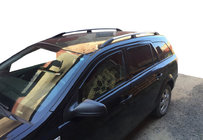 Opel Astra H 2004–2013 Hliníkové strešné lyžiny (Caravan, chróm) fotografia 6