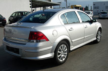 Opel Astra H 2004–2013 Zadný spodný difúzor Sedan (na lakovanie) fotografia 2
