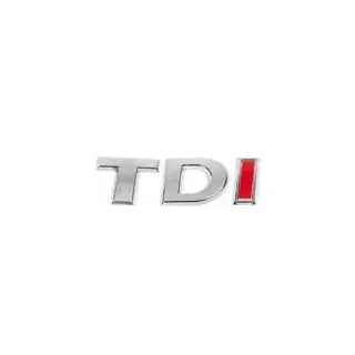 Nápis TDI (kurzíva) fotografia 1