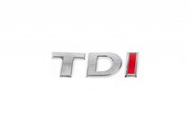 Volkswagen Golf 6 2008–2014 Nápis TDI (kurzíva) Celé chrómové fotografia 1