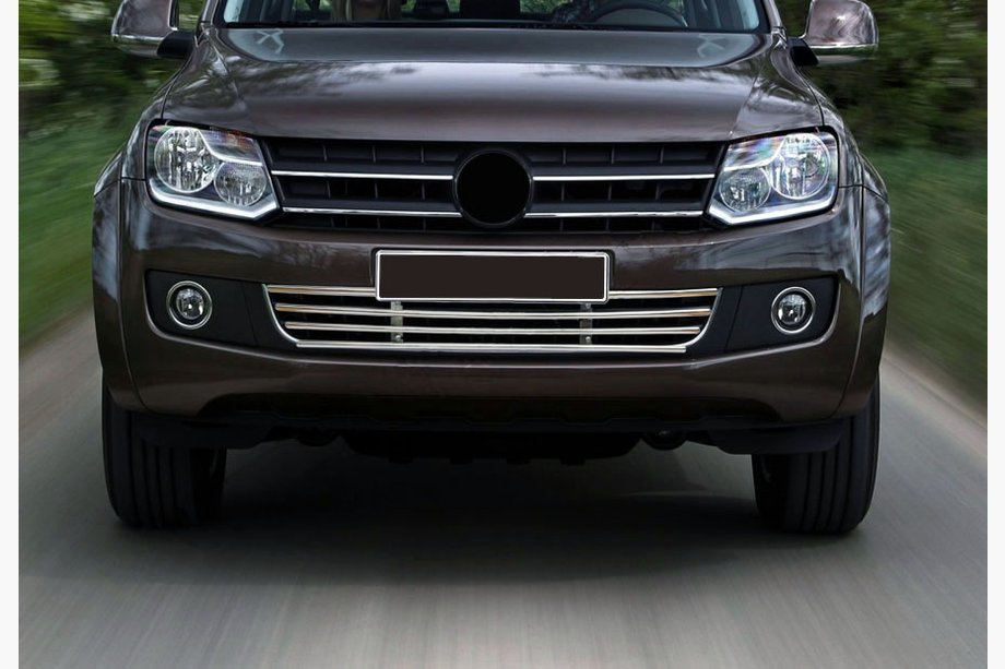 Volkswagen Amarok 2010–2022 Mriežka do nárazníka (nerez) Image