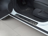 Opel Corsa C 2000–2006 Natanika Premium kryty prahov (4 ks, nerez) fotografia 1