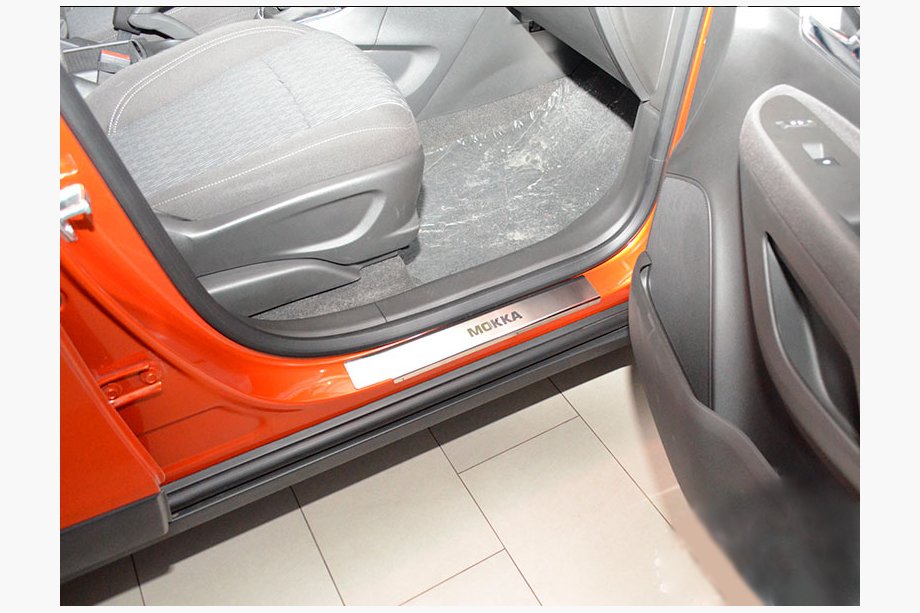 Opel Mokka 2012–2021 Nerezové prahové lišty Nataniko (4 ks) Image