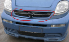 Opel Vivaro 2001–2015 Zimná clona na mriežku chladiča 2001-2007 (horná) Matná fotografia 1