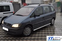 Opel Zafira B 2005–2011 Bočné trubky (2 ks, nerez) fotografia 4