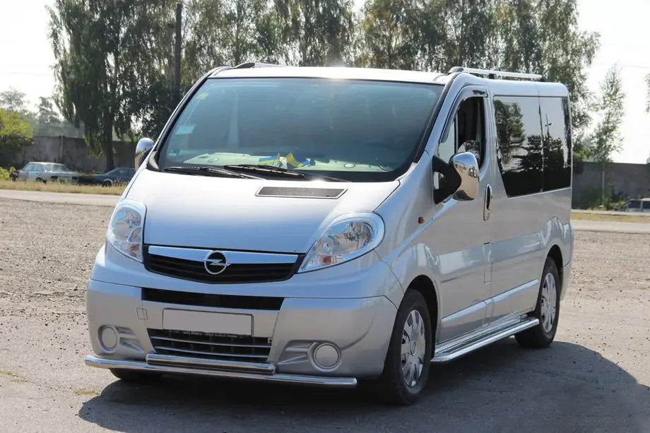 Nissan Primastar 2002–2014 Predný ochranný rám ST014 (nerez) Image
