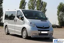 Nissan Primastar 2002–2014 Predný ochranný rám ST014 (nerez) fotografia 3