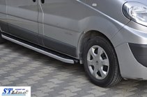Opel Vivaro 2001–2015 Bočné nášľapy King (2 ks, hliníkové) fotografia 2