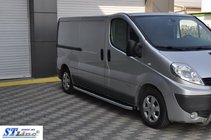 Opel Vivaro 2001–2015 Bočné nášľapy King (2 ks, hliníkové) fotografia 3