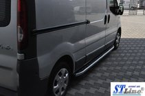 Opel Vivaro 2001–2015 Bočné nášľapy King (2 ks, hliníkové) fotografia 4