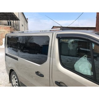 Chrómové strešné lyžiny Renault Trafic 2015– fotografia 4