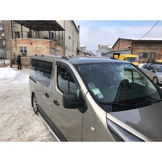 Chrómové strešné lyžiny Renault Trafic 2015– fotografia 2