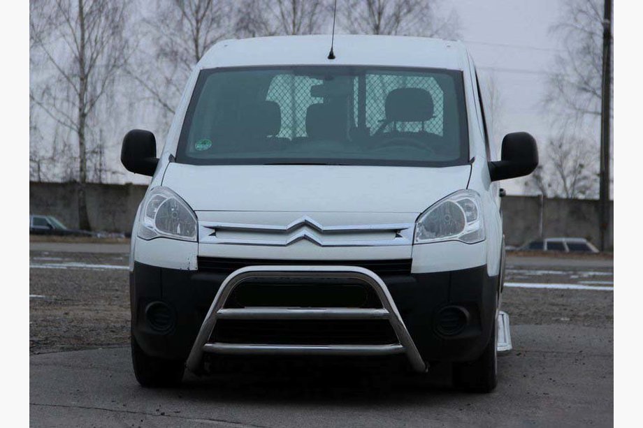 Peugeot Partner Tepee 2008–2018 Predný ochranný rám WT022 (nerez) Image