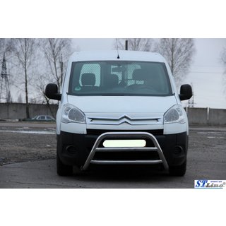 Predný ochranný rám WT022 (nerez) Peugeot Partner Tepee 2008–2018 fotografia 4