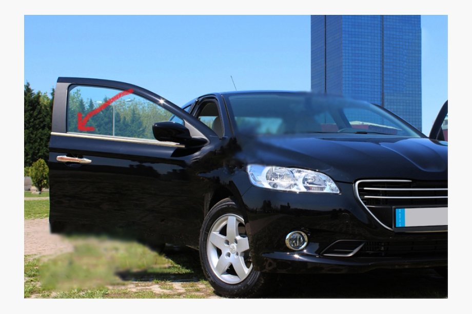 Peugeot 3008 2008–2016 Ozdobné lišty okien (bez zadného pevného okienka, 6 ks, nerez) Image