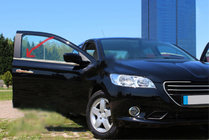 Peugeot 3008 2008–2016 Ozdobné lišty okien (bez zadného pevného okienka, 6 ks, nerez) fotografia 1