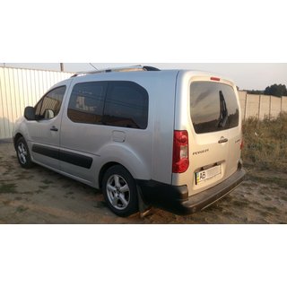 Chrómové strešné lyžiny Peugeot Partner Tepee 2008–2018 fotografia 4