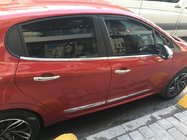 Peugeot 208 2012–2019 Okenné lišty (4 ks, nerez) fotografia 2