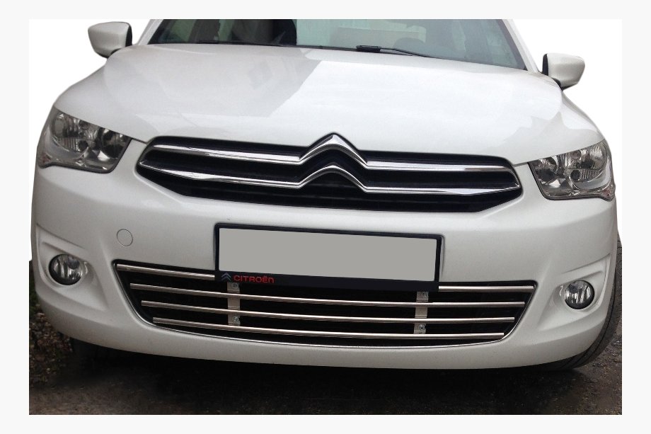 Citroen C-Elysee 2013–2022 Mriežka do nárazníka (nerez) Image