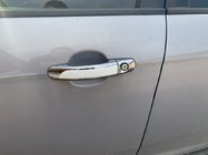 Ford Galaxy 2007–2015 Chrómové kryty kľučiek s bielym pásikom (4 ks, ABS) fotografia 2