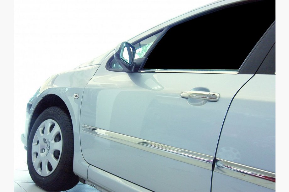 Peugeot 308 2007–2013 Dverné lišty (4 ks, nerez) Image