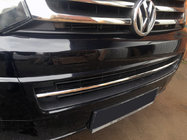 Volkswagen T5 2010–2015 Nerezová lišta na mriežku nárazníka Carmos – turecká nehrdzavejúca oceľ fotografia 1