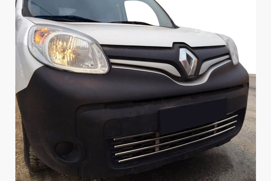 Renault Kangoo 2008–2020 Jednodielna mriežka do nárazníka (nerez) Image