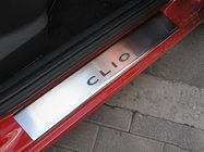 Renault Clio III 2005–2012 Nerezové prahové lišty Nataniko (4 ks) Premium - 3M lepiaca páska, 0,8 mm fotografia 1