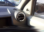 Renault Duster 2008–2017 Rámiky vetracích výduchov interiéru (4 ks, nerez) fotografia 4