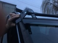 Renault Trafic 2001–2015 Slnečná clona na čelné sklo (čierny lesk, 5 mm) fotografia 4
