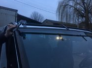 Renault Trafic 2001–2015 Slnečná clona na čelné sklo (čierny lesk, 5 mm) fotografia 5