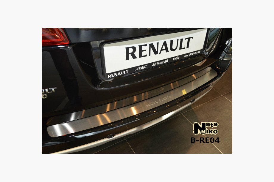 Renault Koleos 2008–2016 Nerezová lišta na zadný nárazník Nataniko Image