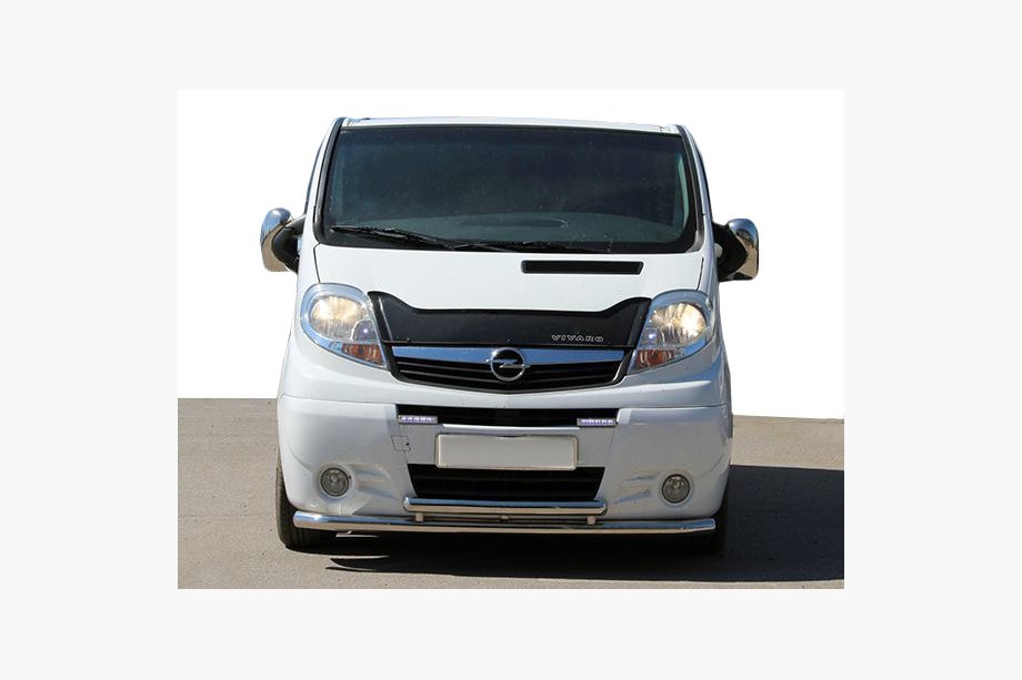 Renault Trafic 2001–2015 Predný ochranný rám ST014/2 (nerez) Image