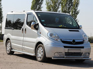 Renault Trafic 2001–2015 Predný ochranný rám ST014 (nerez) fotografia 6