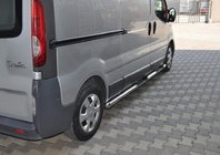 Opel Vivaro 2001–2015 Bočné trubky (2 ks, nerez) fotografia 2