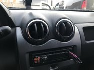 Renault Duster 2008–2017 Rámiky vetracích výduchov interiéru (4 ks, nerez) fotografia 1
