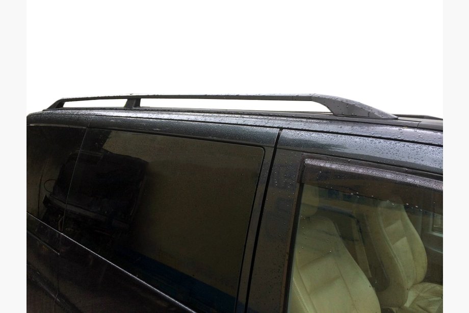 Mercedes Vito W638 1996–2003 Čierne strešné lyžiny Kovové montážne nohy Image