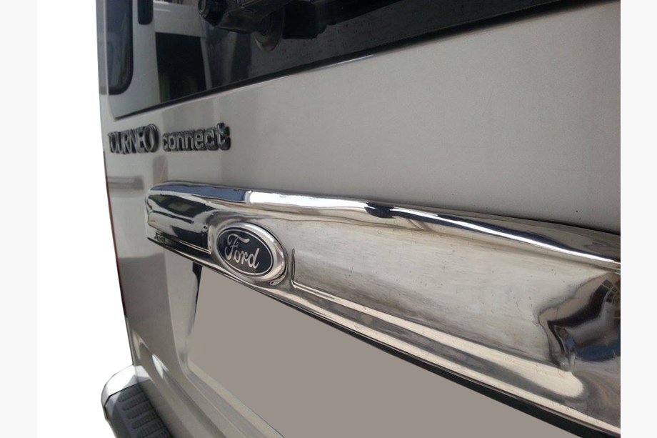 Ford Connect 2010–2013 Chrómová lišta nad ŠPZ (montáž na pôvodné miesto, nerez) Carmos - turecká oceľ Image