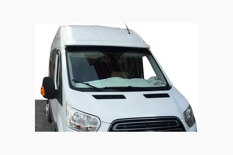 Ford Transit 2014– Šilt na čelné sklo V1 (na lepidlo, na lakovanie) Image