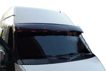 Ford Transit 2000–2014 Slnečná clona na čelné sklo (čierny lesk, 5 mm) fotografia 1