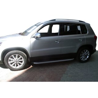 Bočné nášľapy BlackLine (2 ks, hliník) Volkswagen Tiguan 2007–2016 fotografia 1