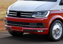 Volkswagen T6 2015–2024 Kryty mriežky nárazníka 2015-2019 (3 ks, nerez) fotografia 1