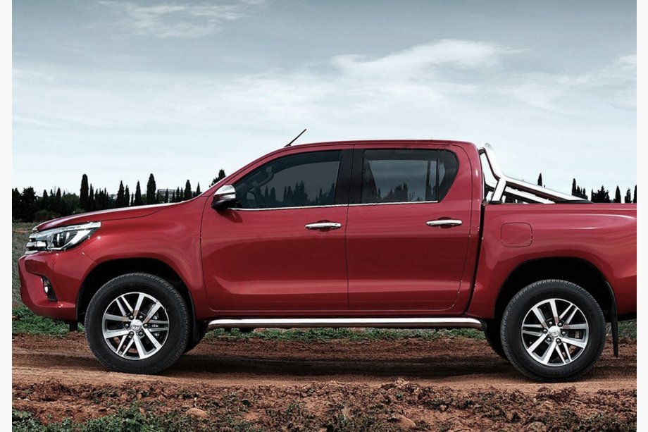 Toyota Hilux 2015– Okenné lišty (4 ks, nerez) Image