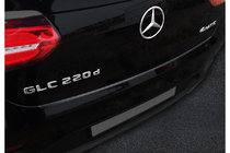 Mercedes GLE kupé C292 2015–2019 Chrómová lišta na zadný nárazník (ABS) fotografia 1