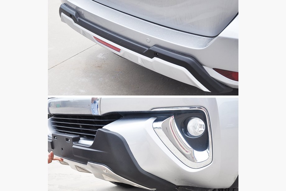 Toyota Fortuner 2015– Predný a zadný lip spojler (ABS) Image